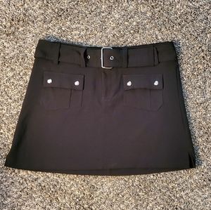 No Boundaries Black Stretch Mini Skirt